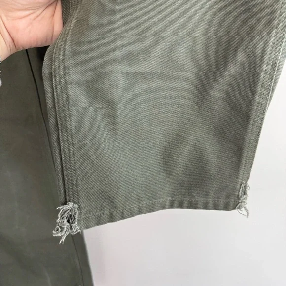 Carhartt B11-MOS Dungaree Pants Washed Loose Original Fit Moss 29x30 Streetwear - Picture 6 of 12